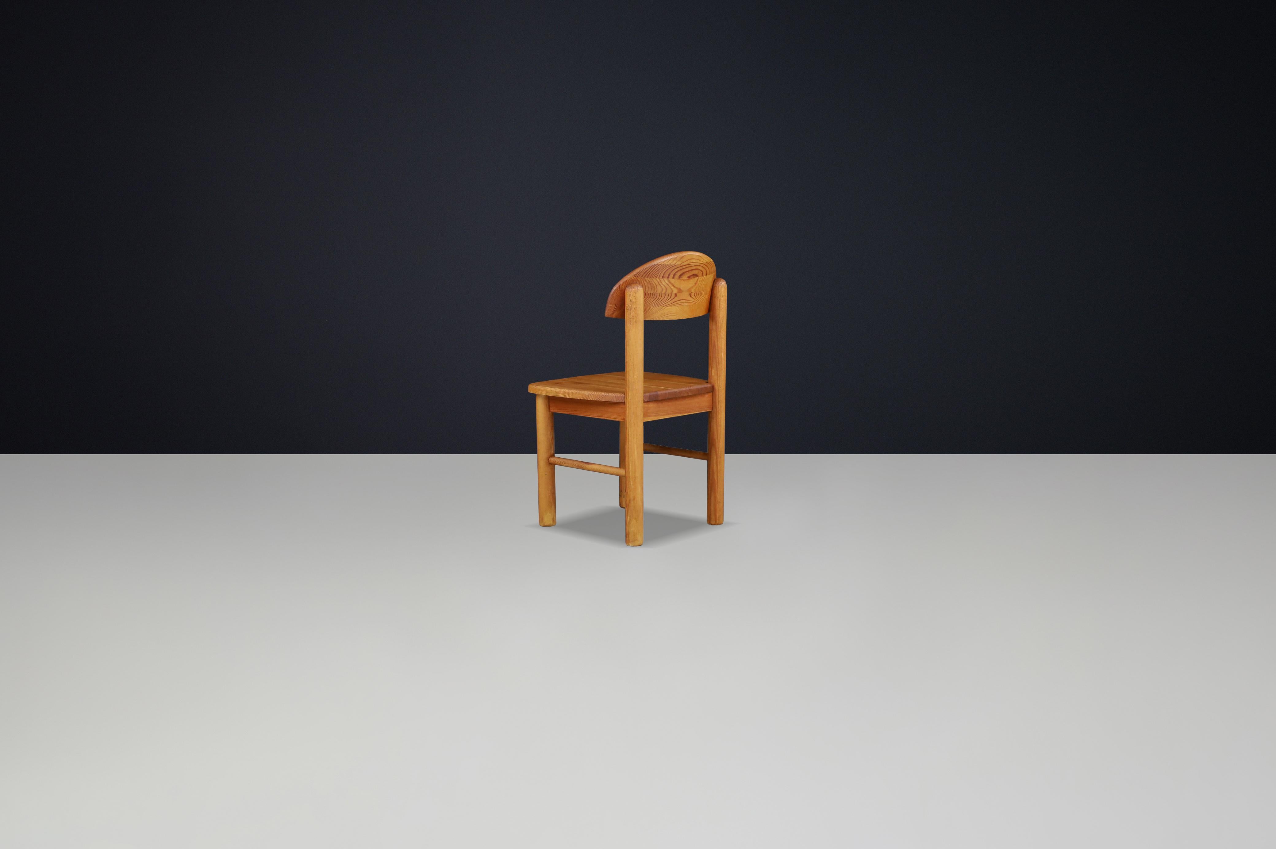 Late 20th Century Scandinavian Modern Rainer Daumiller Dining Set/6 Chairs, Denmark, 1970s For Sale