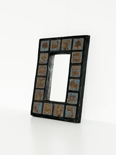 Moderno escandinavo, Raro, Espejo del zodiaco de Lars Bergsten, Suecia