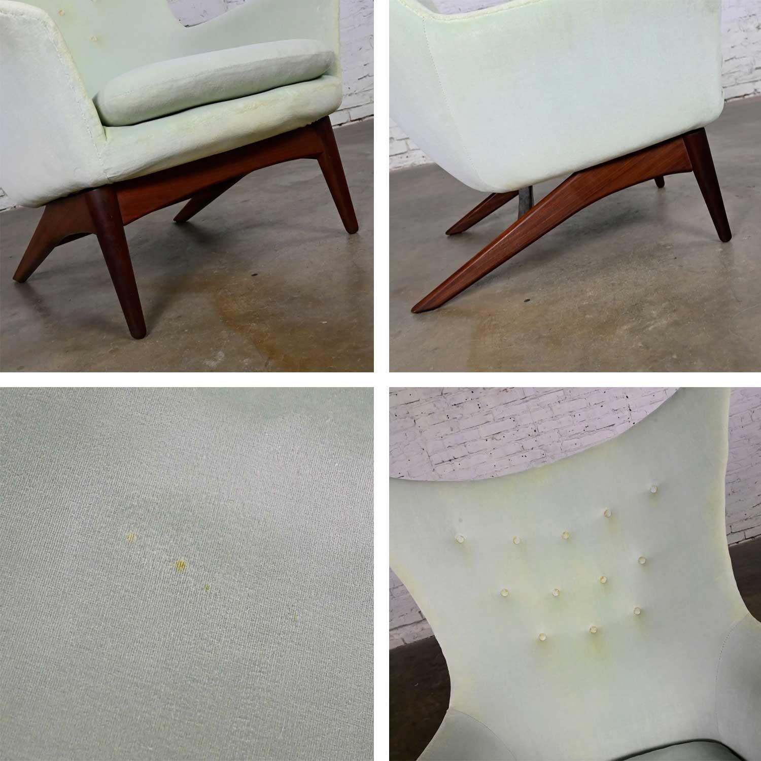 Scandinavian Modern Reclining Wingback Lounge Chair H W Klein for Bramin Mobler 6