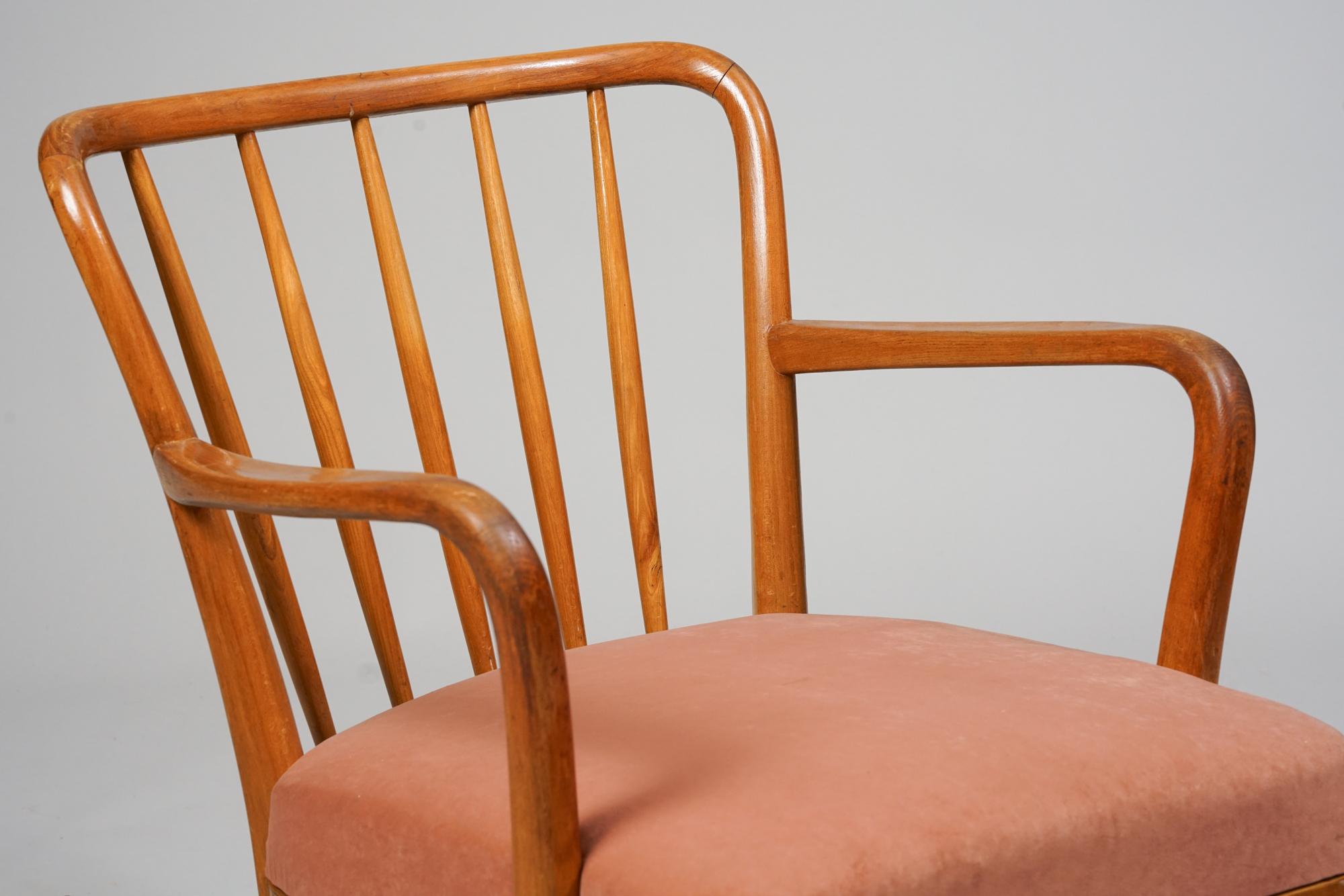 Scandinavian Modern Rocking Chair, Carin Bryggman, 1940/1950s 4