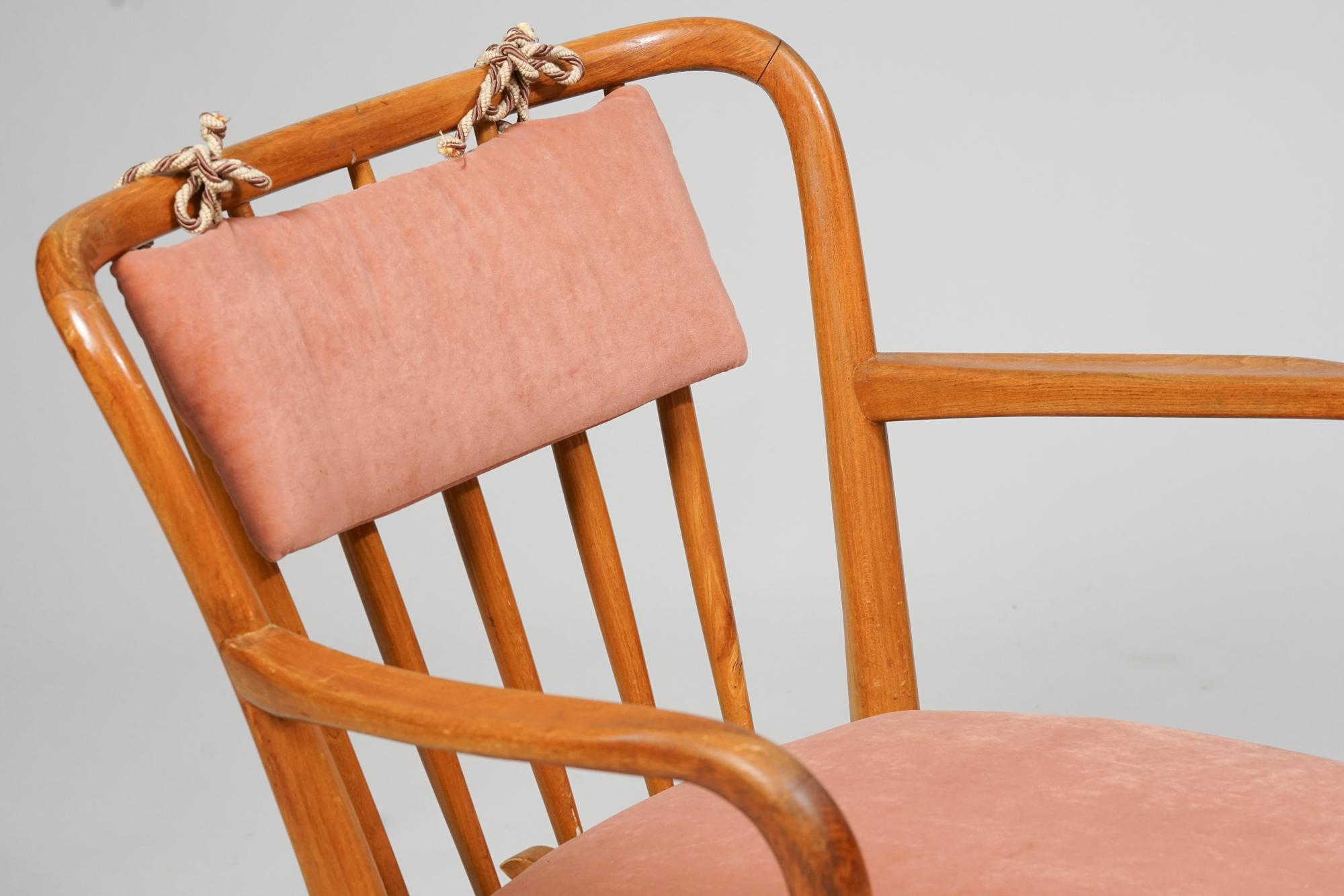 Mid-20th Century Scandinavian Modern Rocking Chair, Carin Bryggman, 1940/1950s