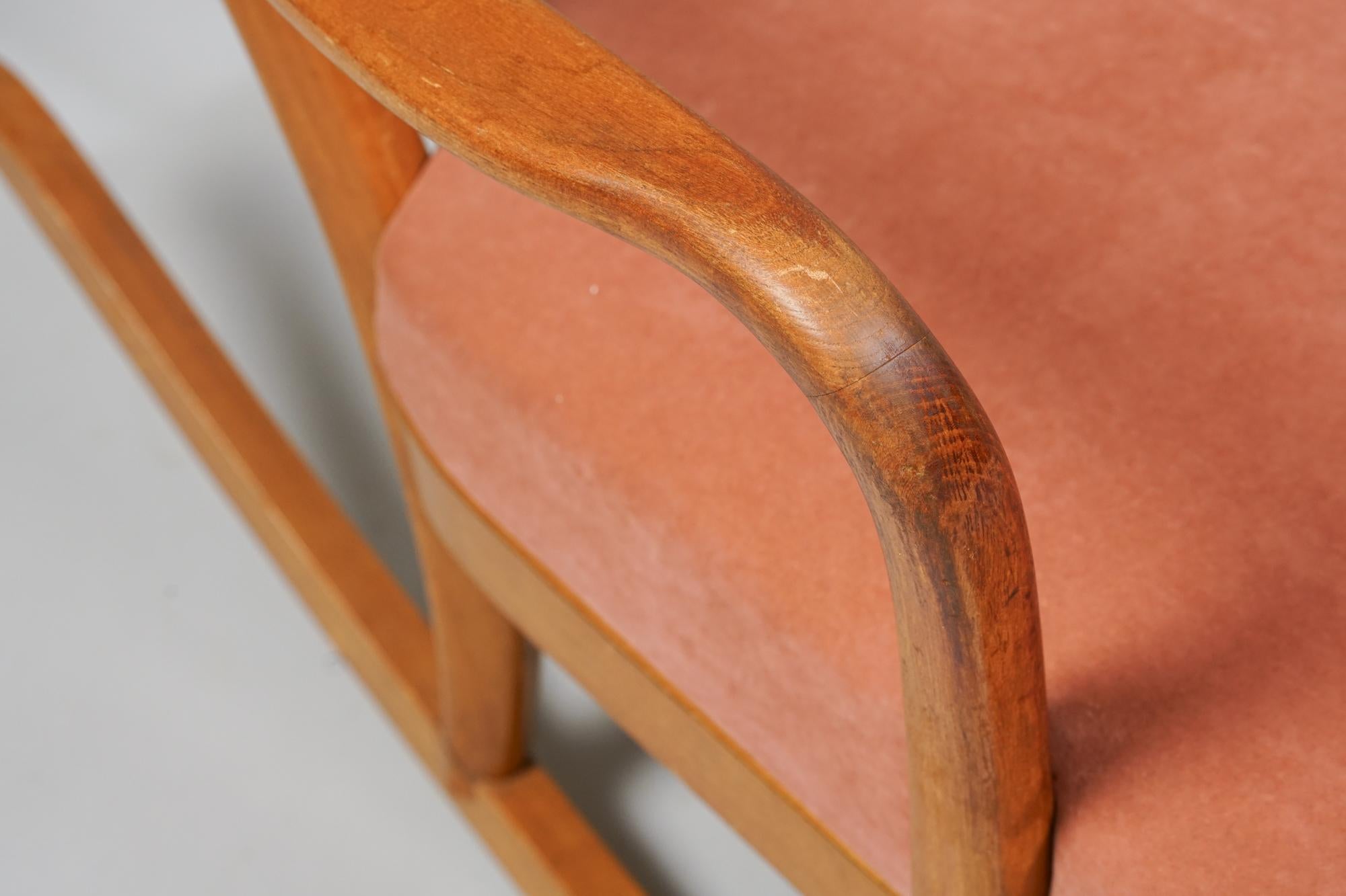 Scandinavian Modern Rocking Chair, Carin Bryggman, 1940/1950s 2