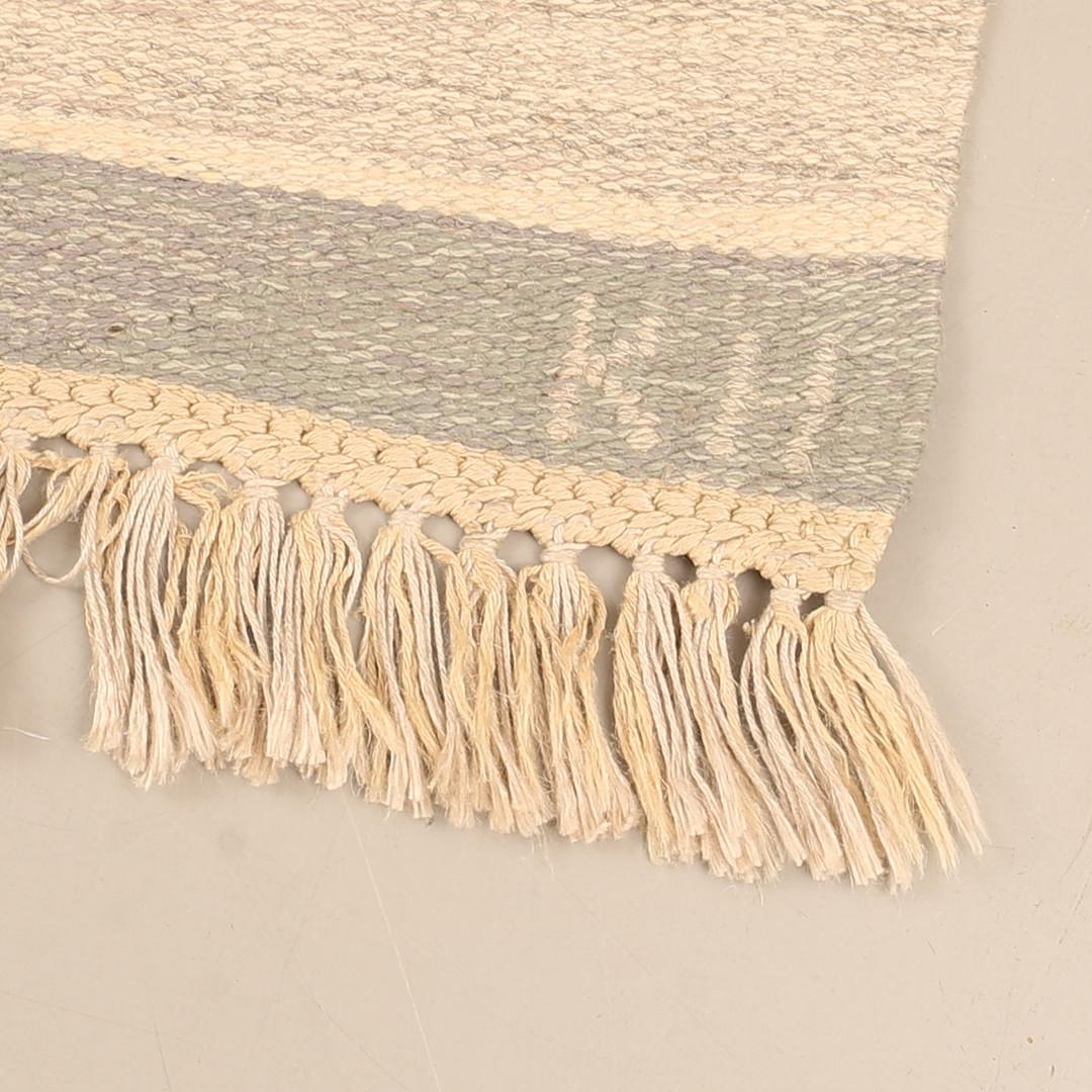 Suédois Scandinave moderne  Tapis Rölakan Flatweave par Maj Svanström, Suède, années 1950 en vente