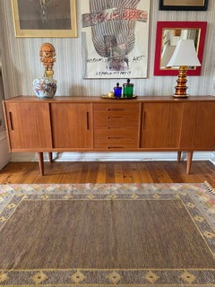 Scandinavian Modern Röllakan Pastel Color Flatweave Rug, Sweden, 1950s