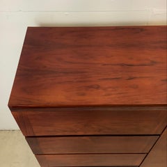 Scandinavian Modern Rosewood Armoire Dresser