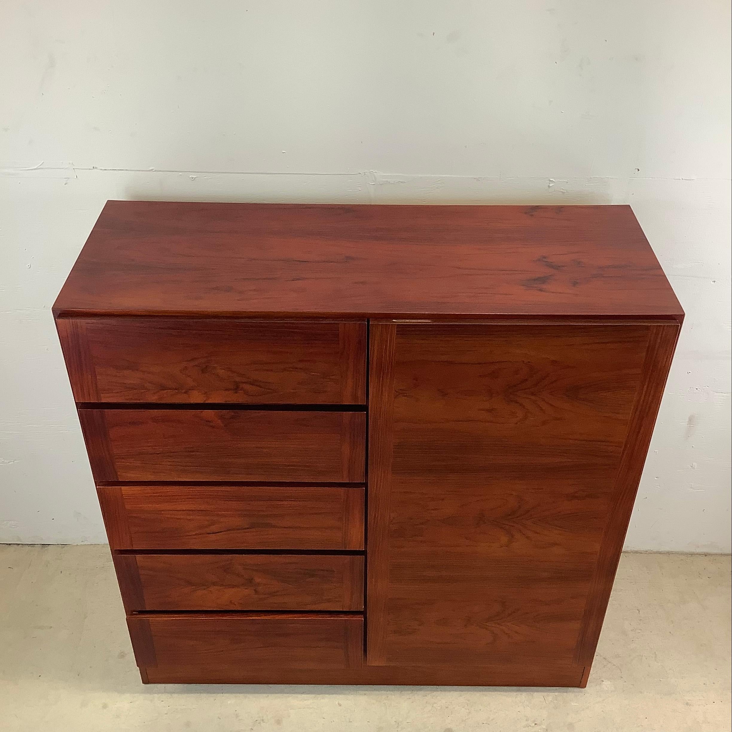 Other Scandinavian Modern Rosewood Armoire Dresser