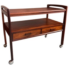 Carrello da bar in legno di palissandro The Modern Scandinavian Mobler