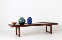 Banc en bois de rose scandinave moderne par Torbjørn Afdal pour Bruksbo