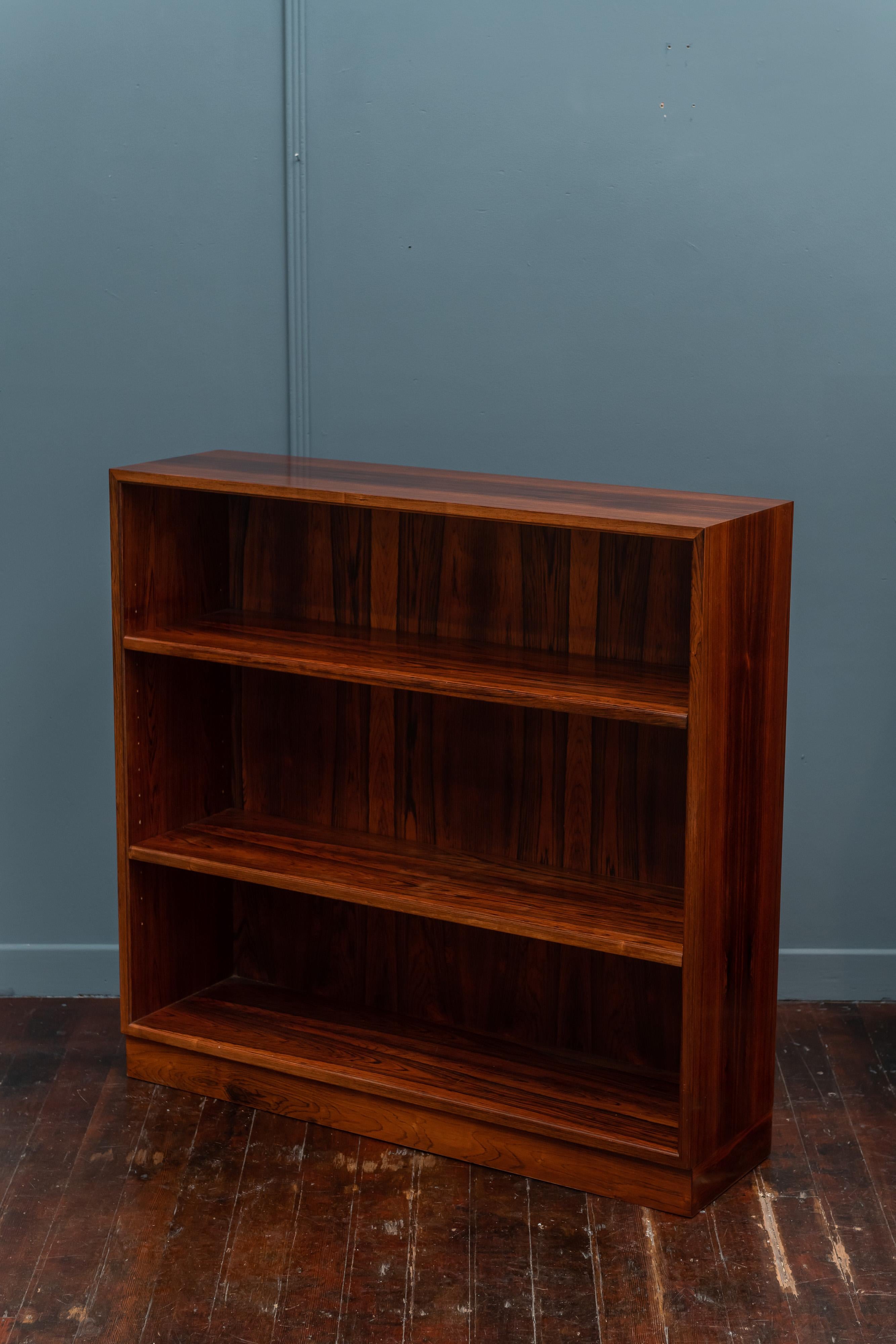 Mid-20th Century Scandinavian Modern Rosewood Bookcase by Willy Beck