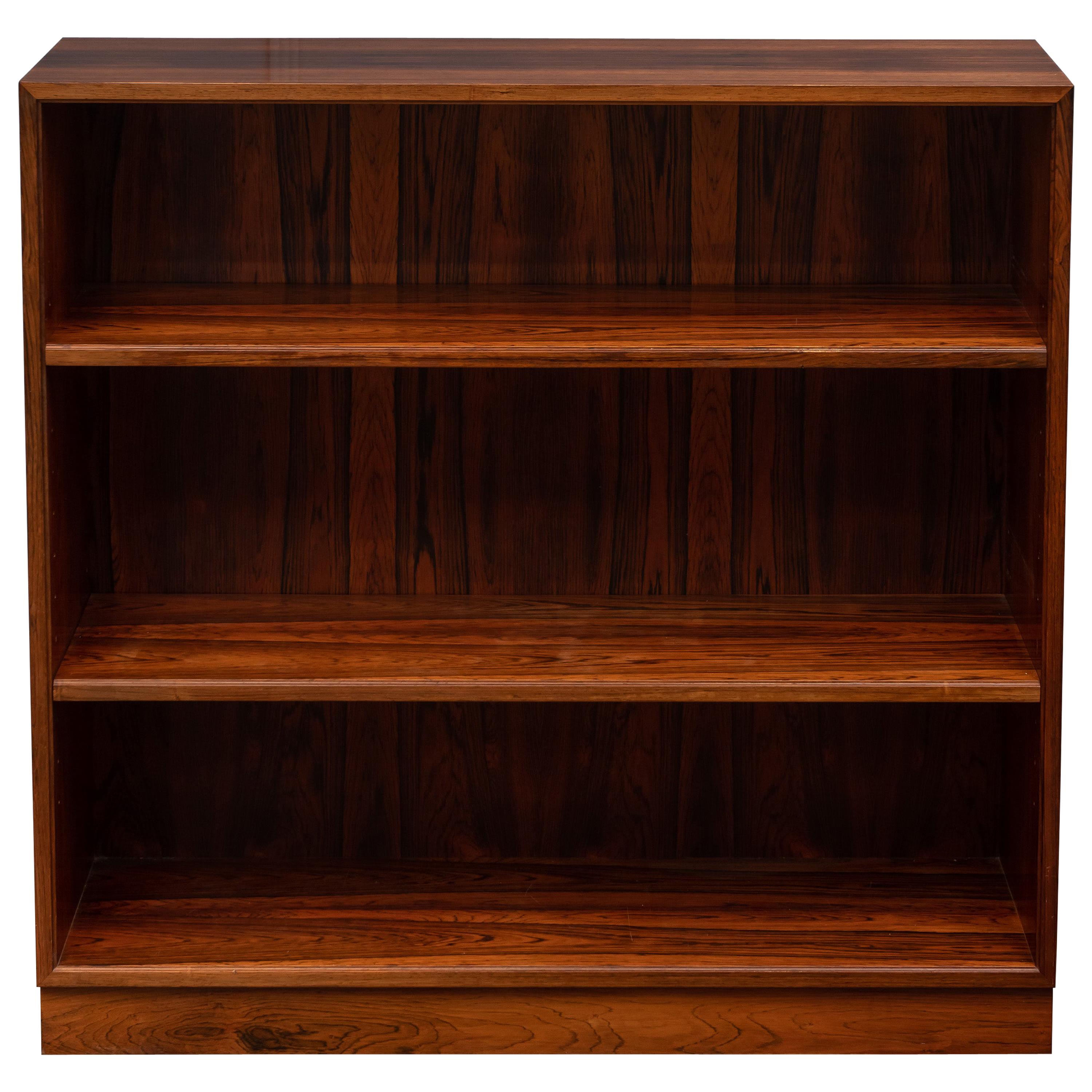 Scandinavian Modern Rosewood Bookcase by Willy Beck