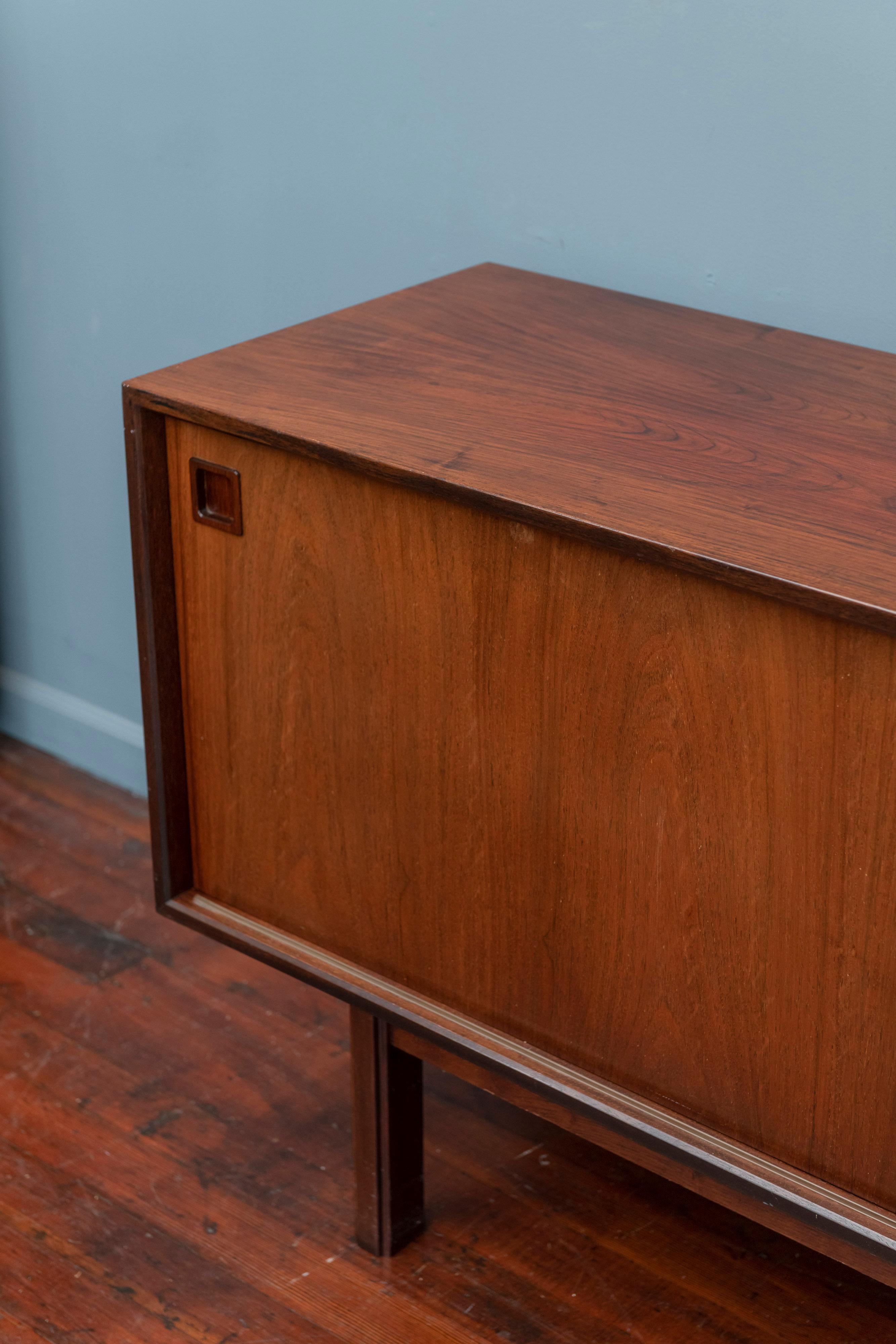 Scandinavian Modern Rosewood Credenza by Gunni Omann, Model 21 1