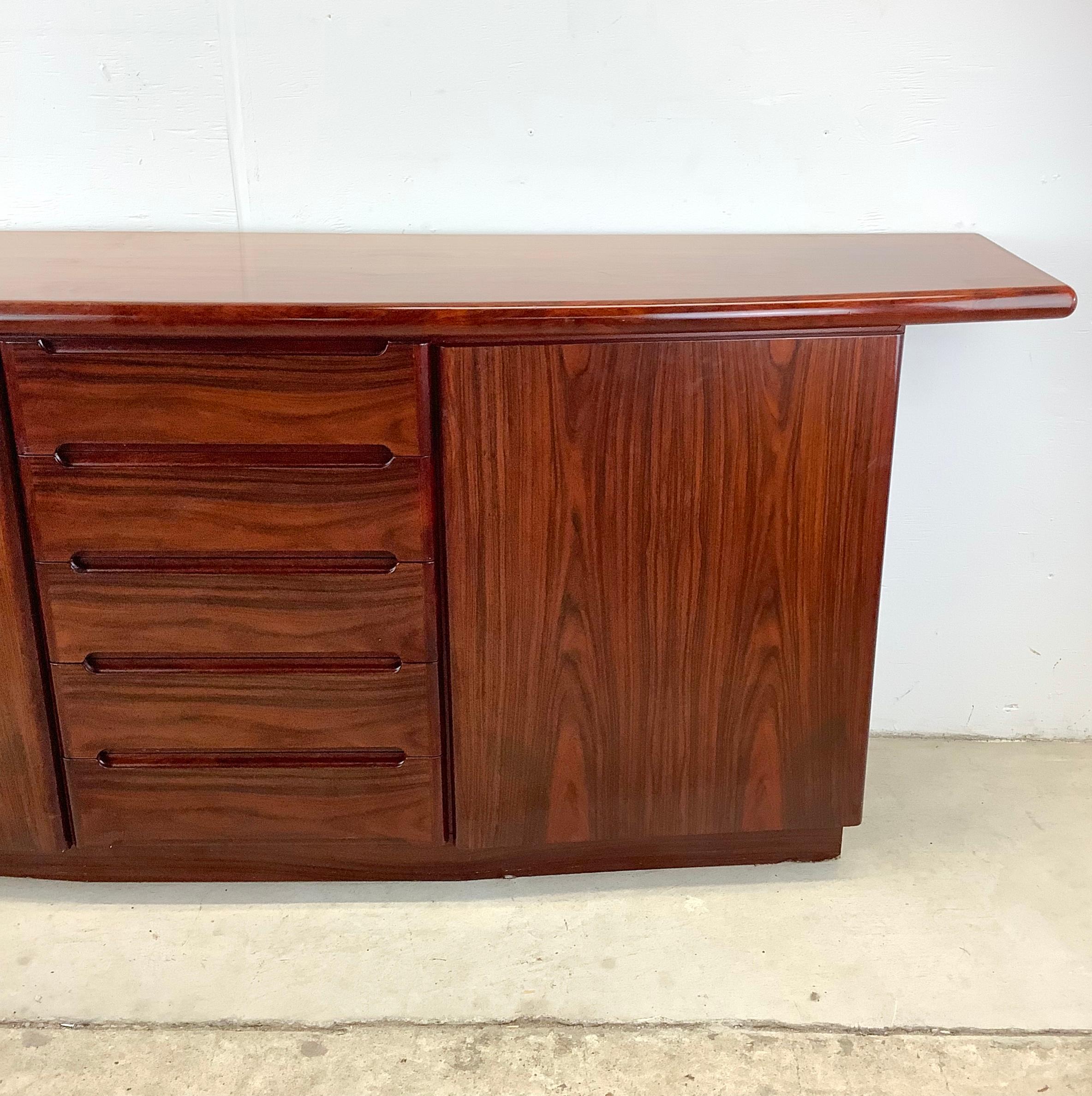 Scandinavian Modern Rosewood Credenza by Skovby 1