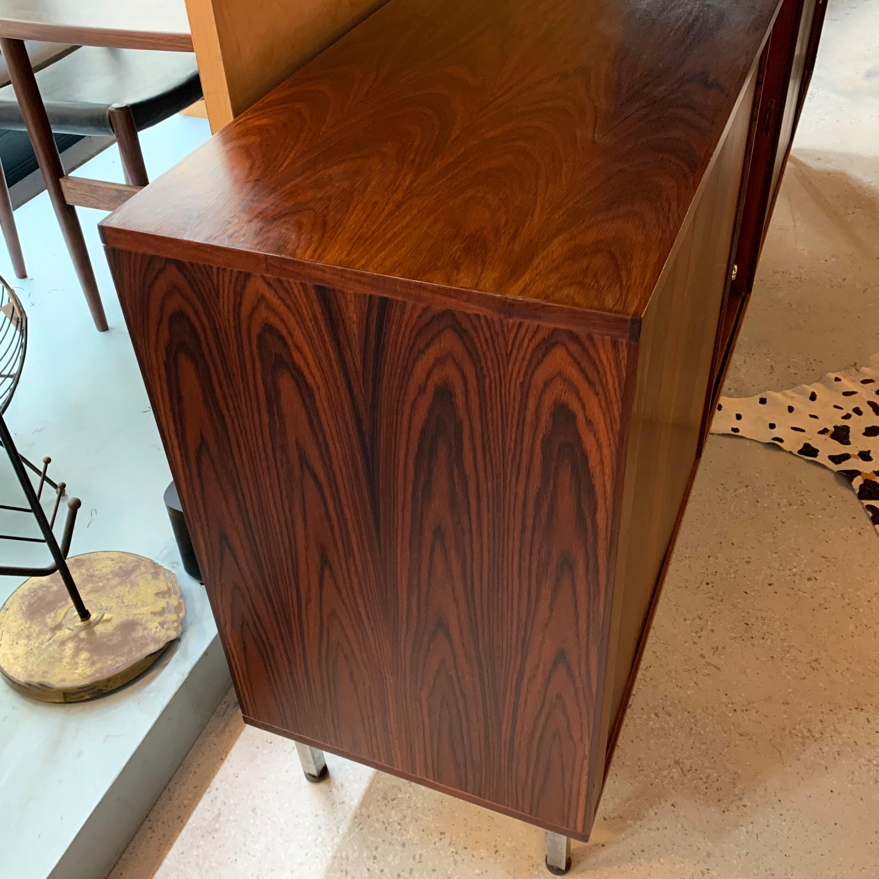 Scandinavian Modern Rosewood Credenza Cabinet By Marius Byrialsen For Nipu For Sale 5