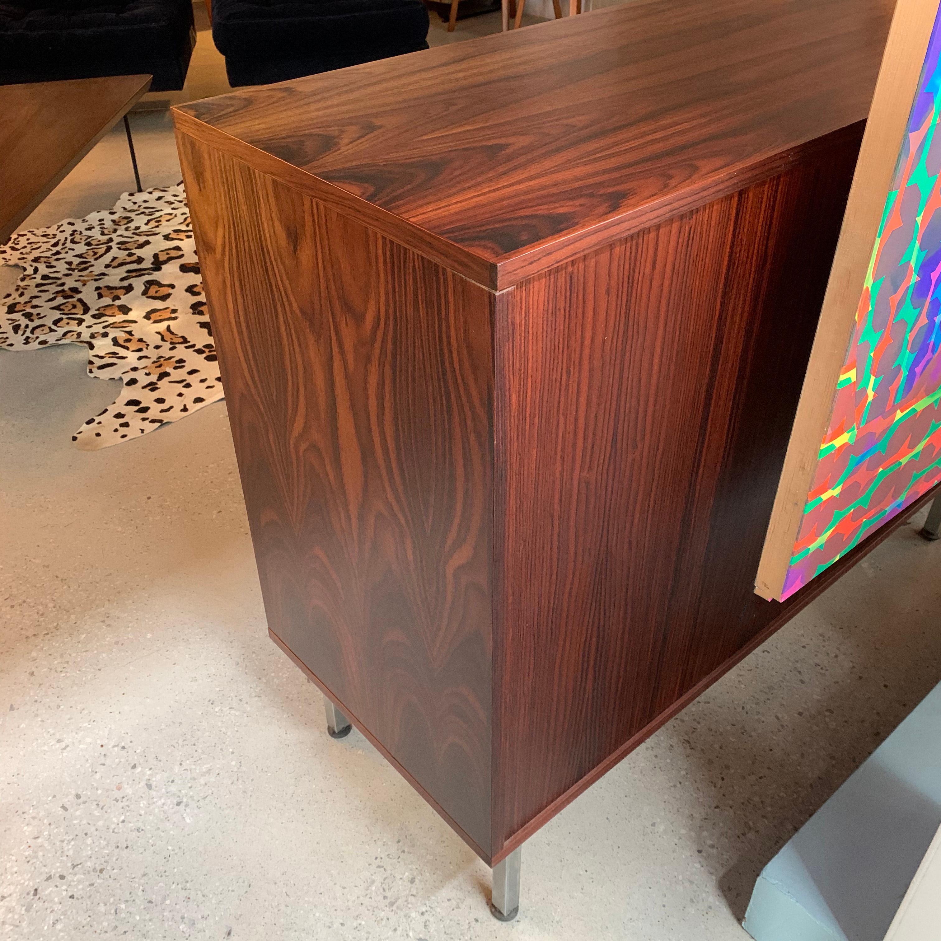 Scandinavian Modern Rosewood Credenza Cabinet By Marius Byrialsen For Nipu For Sale 7