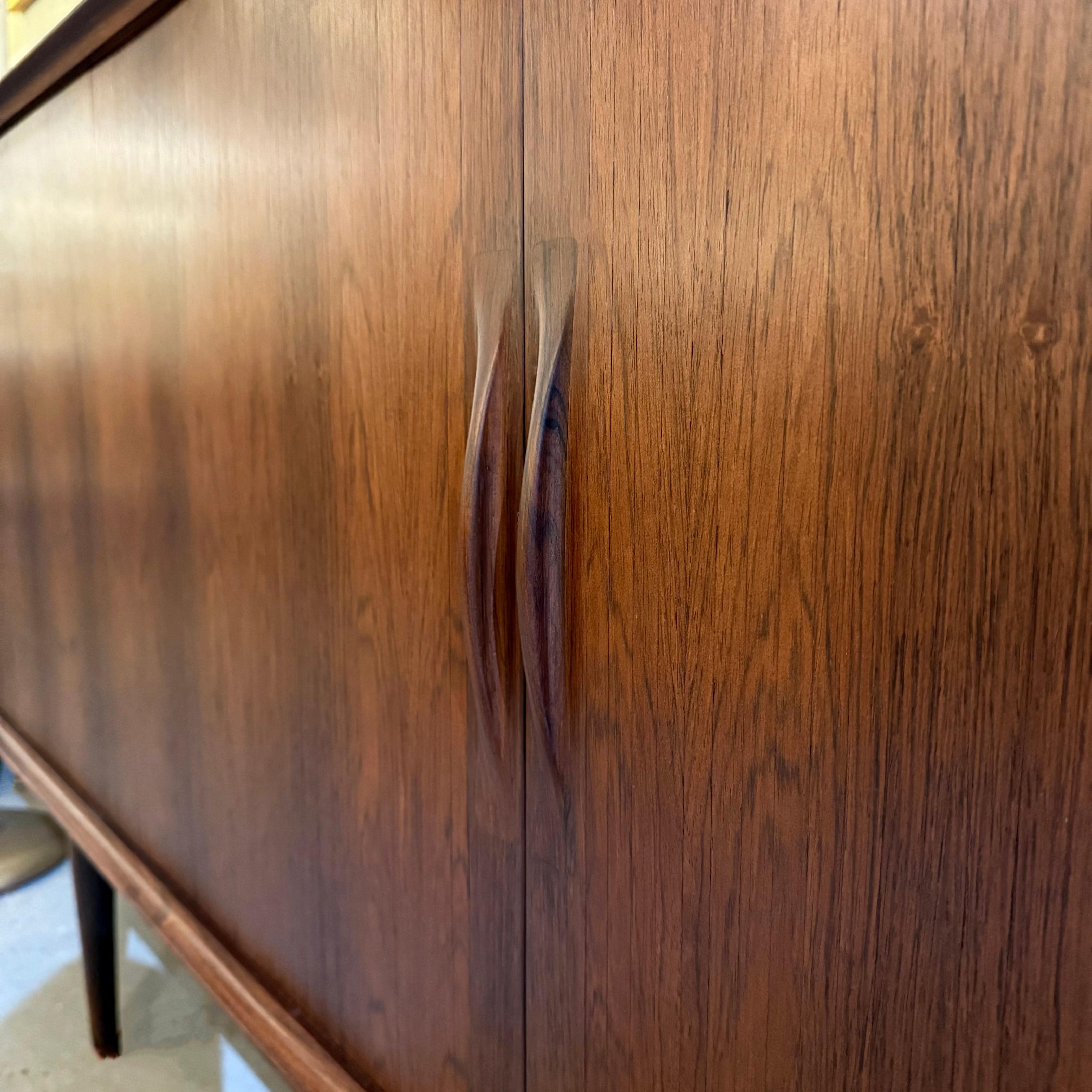 Scandinavian Modern Rosewood Credenza Sideboard By Arne Vodder For Sibast 5