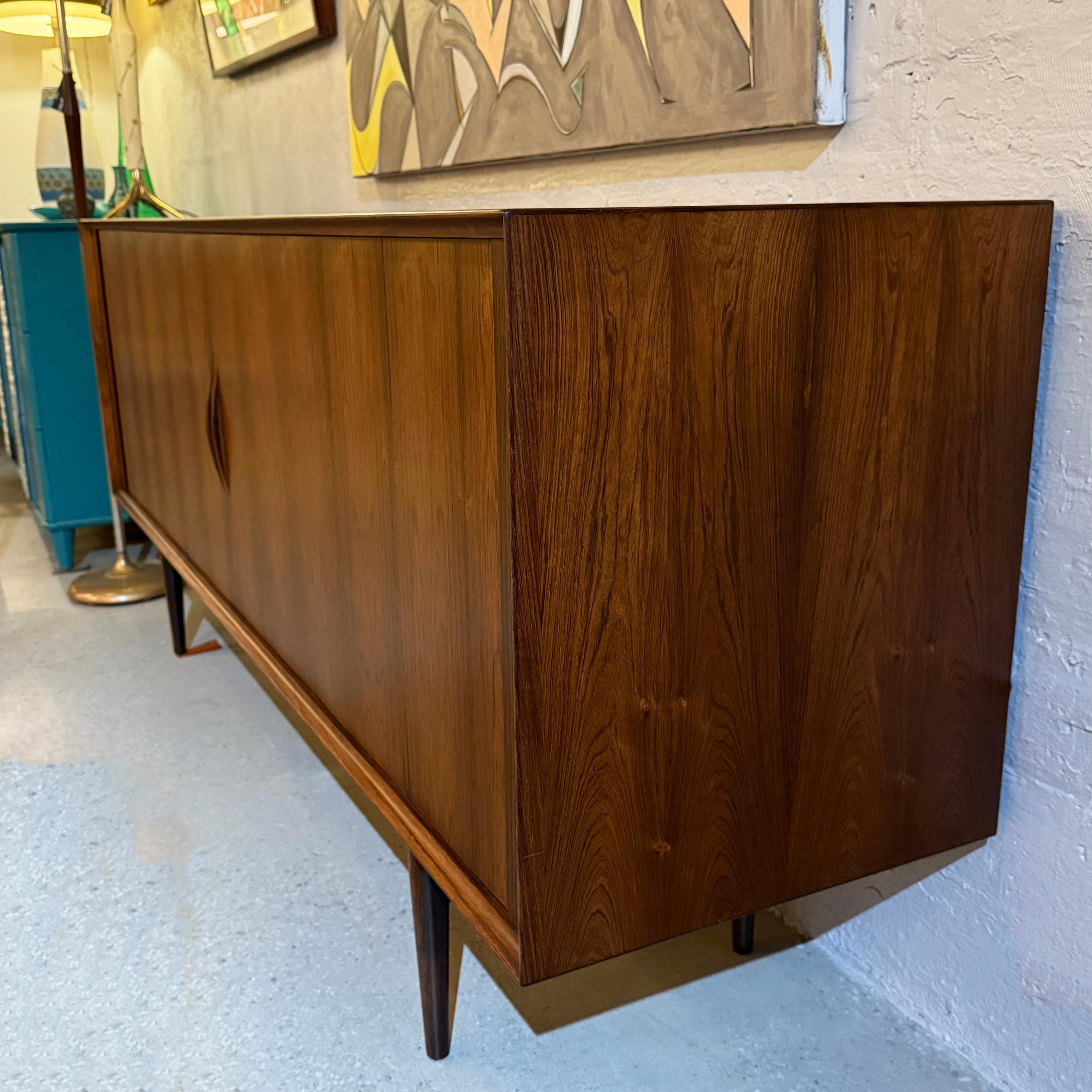 Scandinavian Modern Rosewood Credenza Sideboard By Arne Vodder For Sibast 4