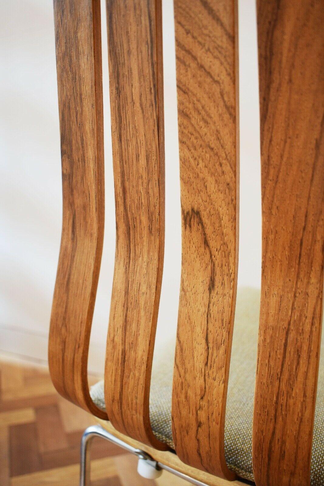 20th Century Scandinavian Modern Rosewood Dining Chairs by Hans Brattrud, Set of Six