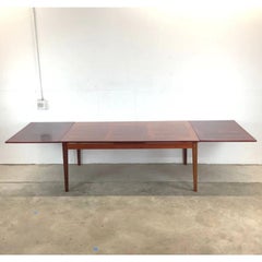 Scandinavian Modern Rosewood Dining Table by Skovby