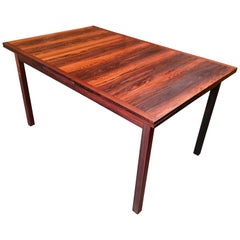 Scandinavian Modern Rosewood Dining Table