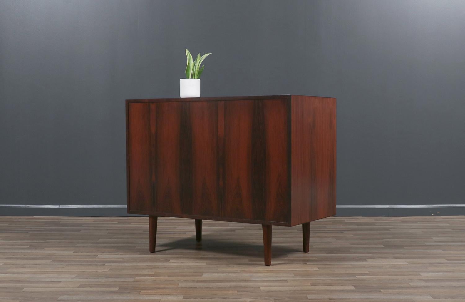 Mid-20th Century Scandinavian Modern Rosewood Dresser by Westnofa Furniture