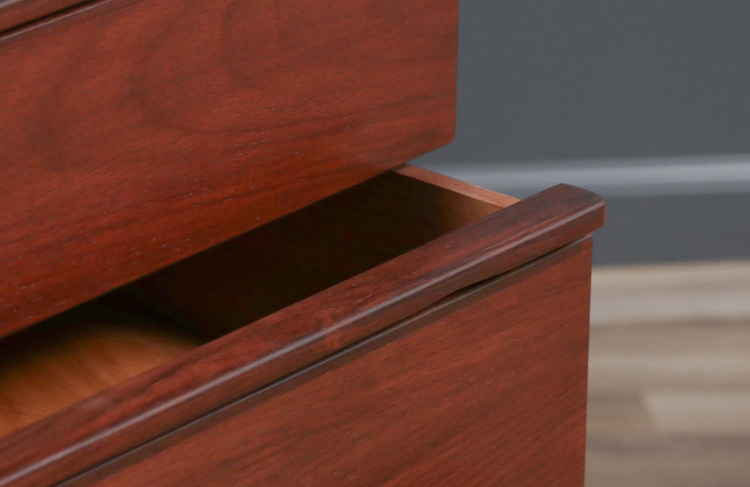 Scandinavian Modern Rosewood Dresser by Westnofa Furniture 2