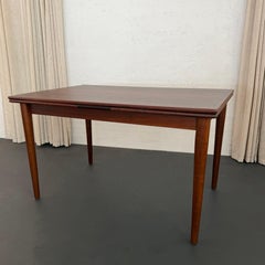 Scandinavian Modern Rosewood Extension Dining Table