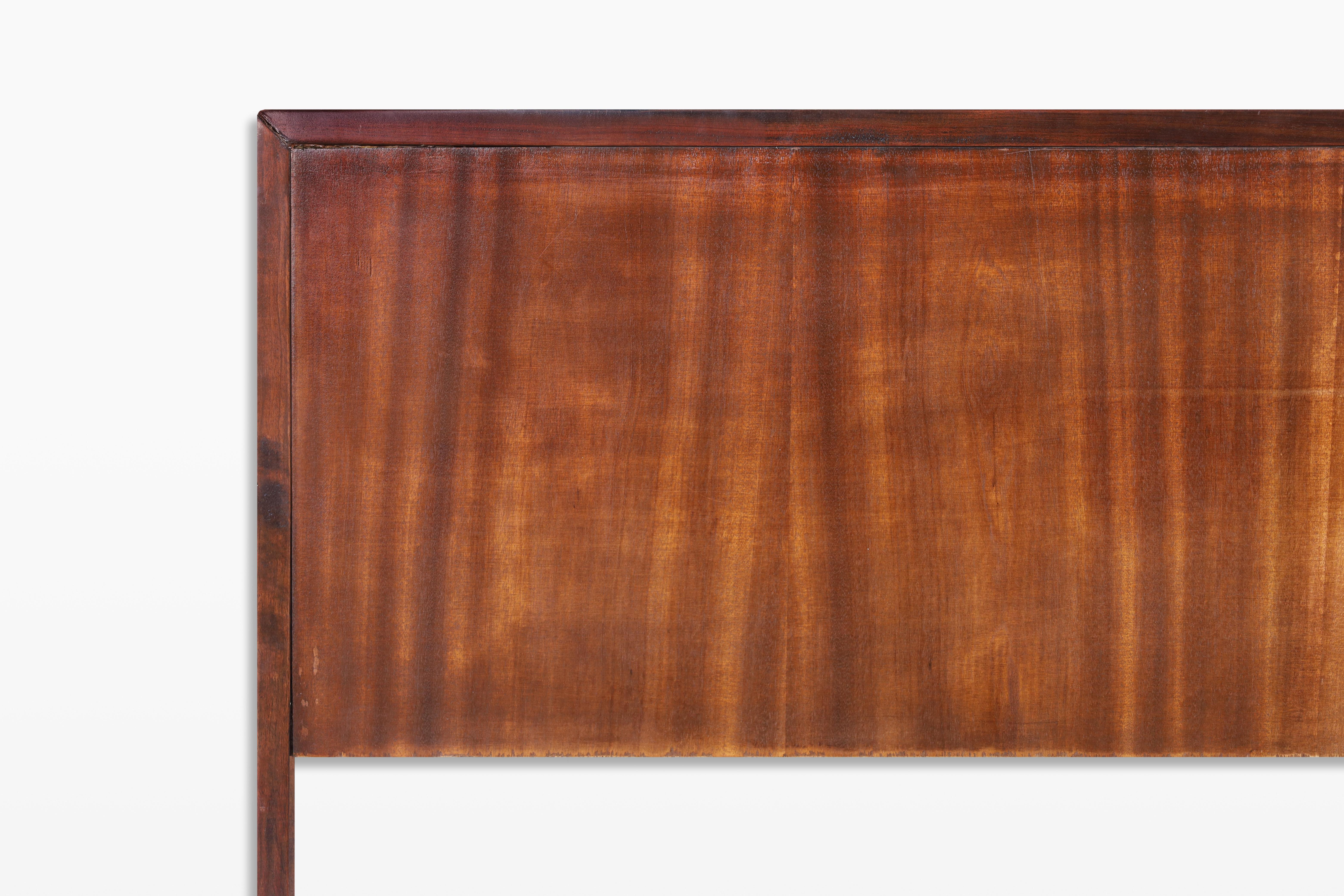 Bois de rose The Modern Scandinavian Scandinavian Rosewood King-Size Headboard by Westnofa en vente