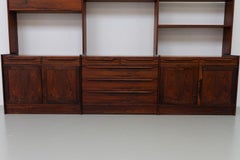 Scandinavian Modern Rosewood "Pega" Bookcase by Ib Juul Christiansen, 1970s.