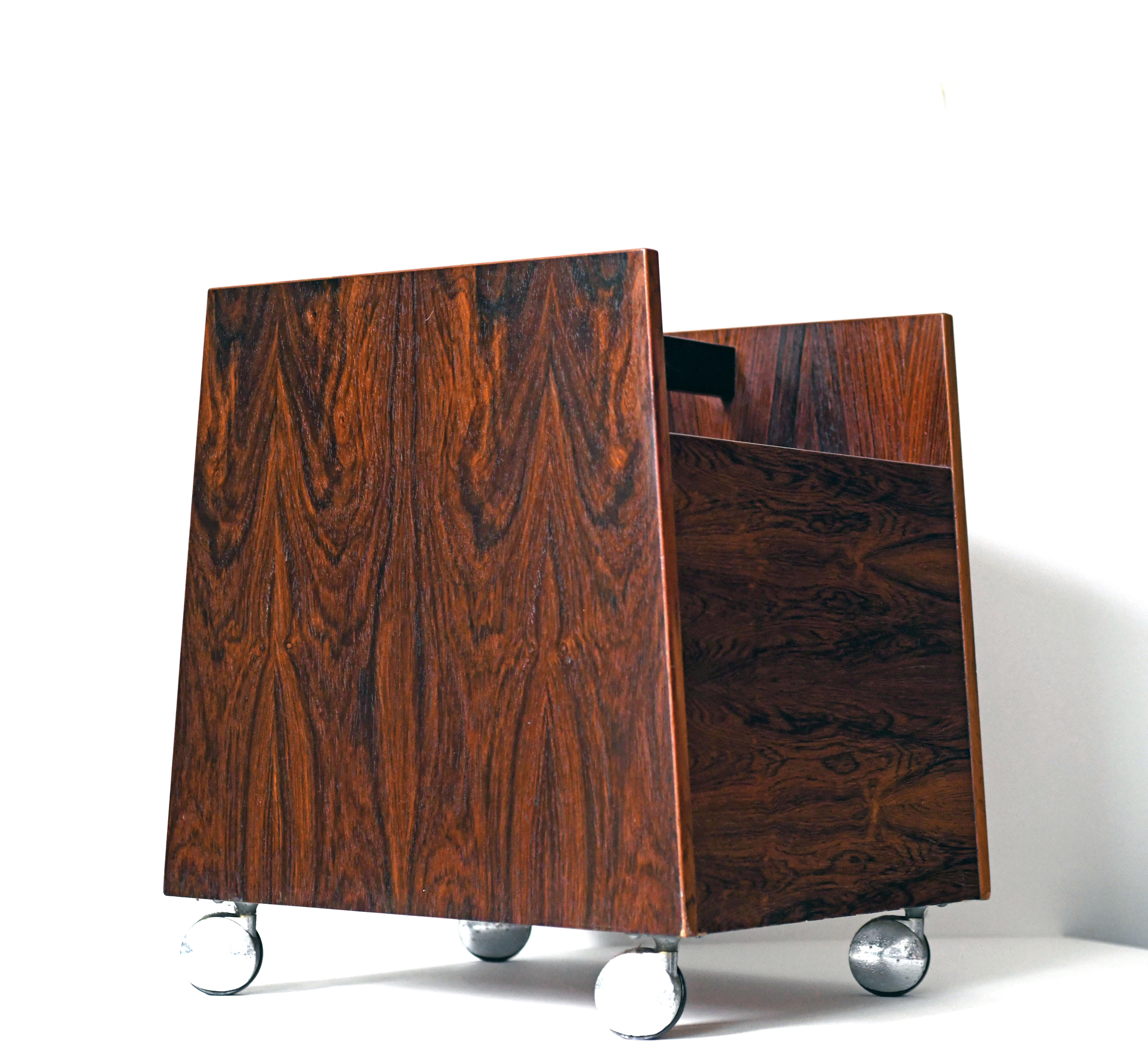 Skandinavischer moderner Notenhalter aus Rosenholz von Bruksbo Norwegen, 1960er Jahre (Moderne der Mitte des Jahrhunderts) im Angebot