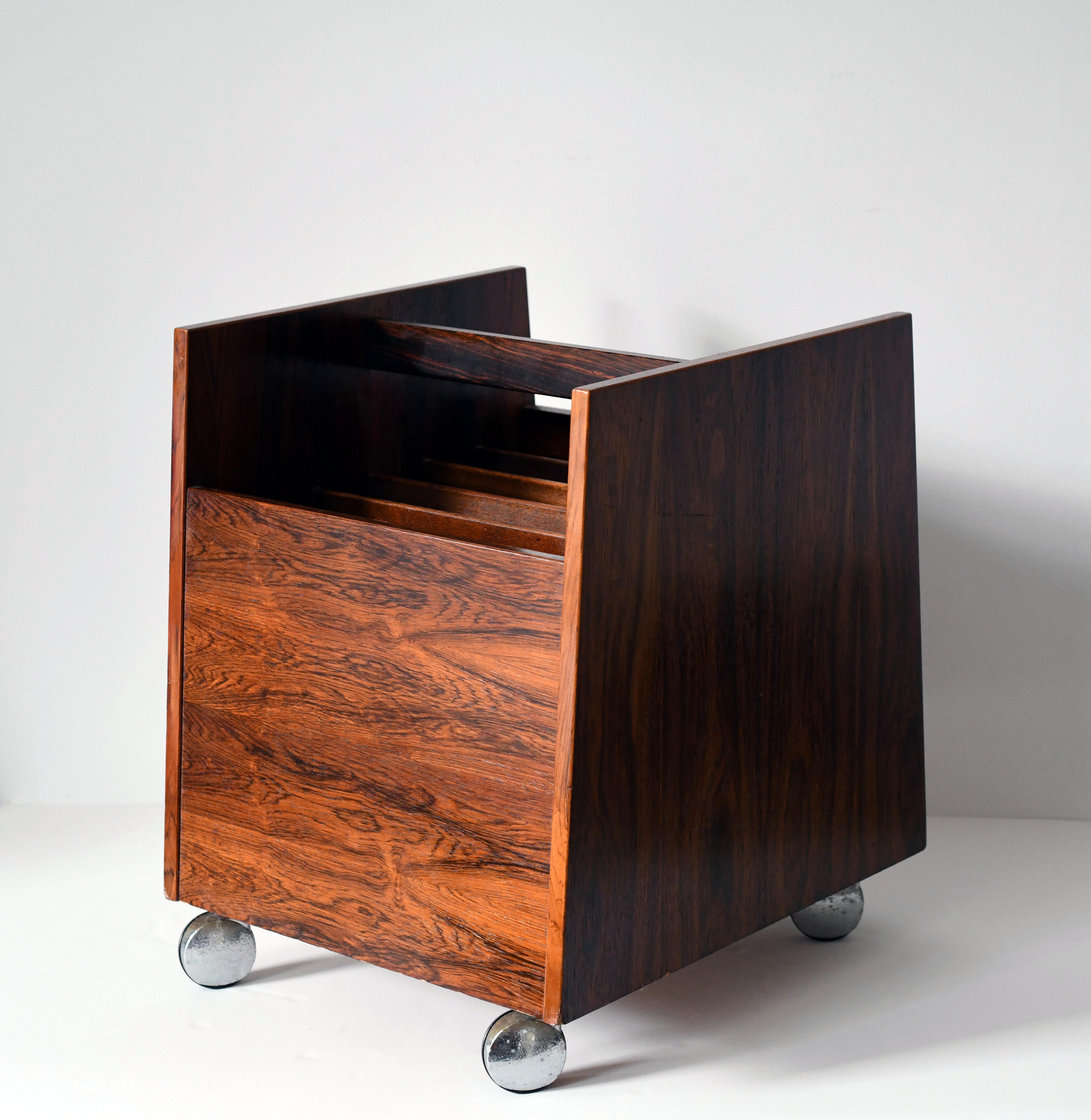 Skandinavischer moderner Notenhalter aus Rosenholz von Bruksbo Norwegen, 1960er Jahre (Holz) im Angebot