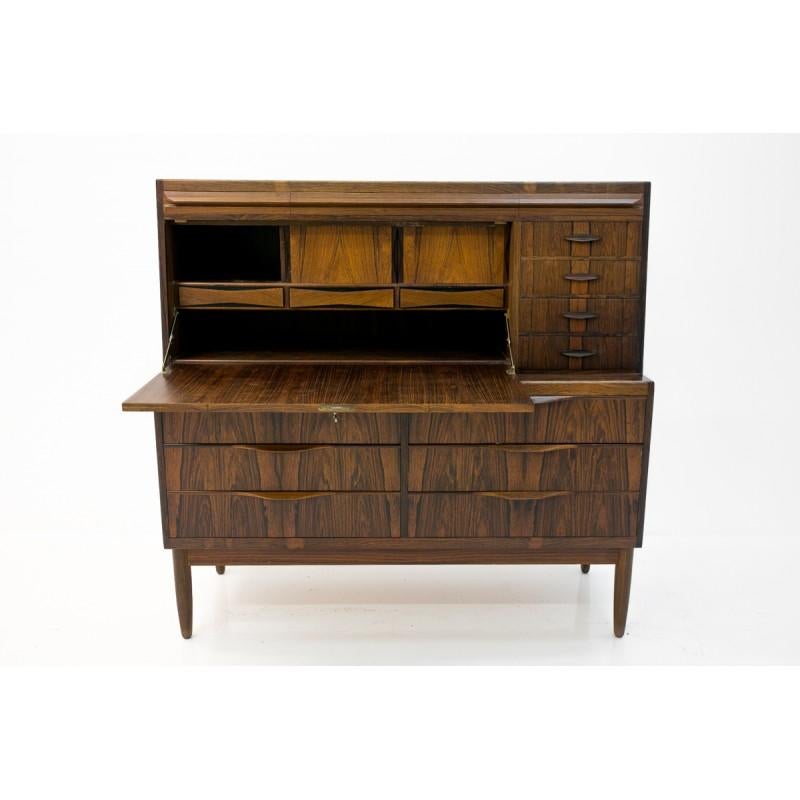 Scandinavian Modern Rosewood Secretary Desk by Ib Kofod-Larsen 2