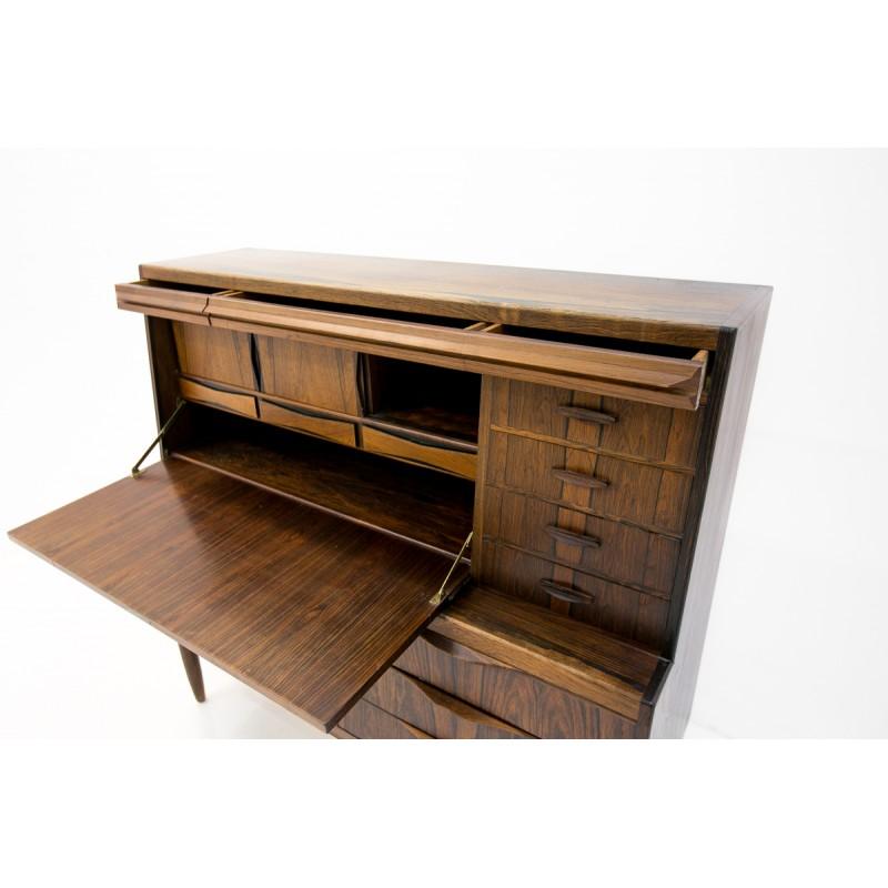 Scandinavian Modern Rosewood Secretary Desk by Ib Kofod-Larsen 3