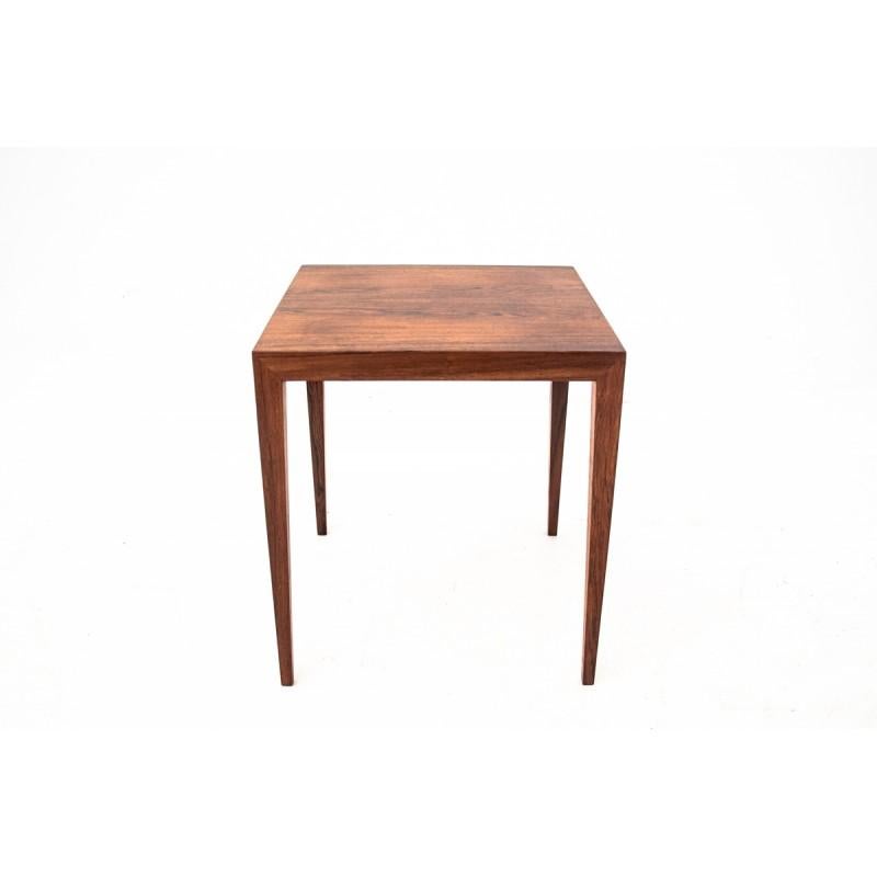 Scandinavian Modern Rosewood Side / Coffee Table, circa 1960s In Good Condition In Chorzów, PL