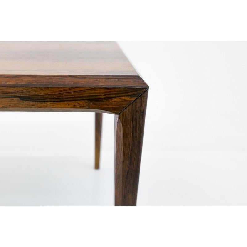 An elegant, rosewood coffee table from Denmark, from circa 1960s.
Designed by famous Johannes Andersen, one of the finest Danish modern designers.
Minimal and simple form.
Beautiful rosewood condition.