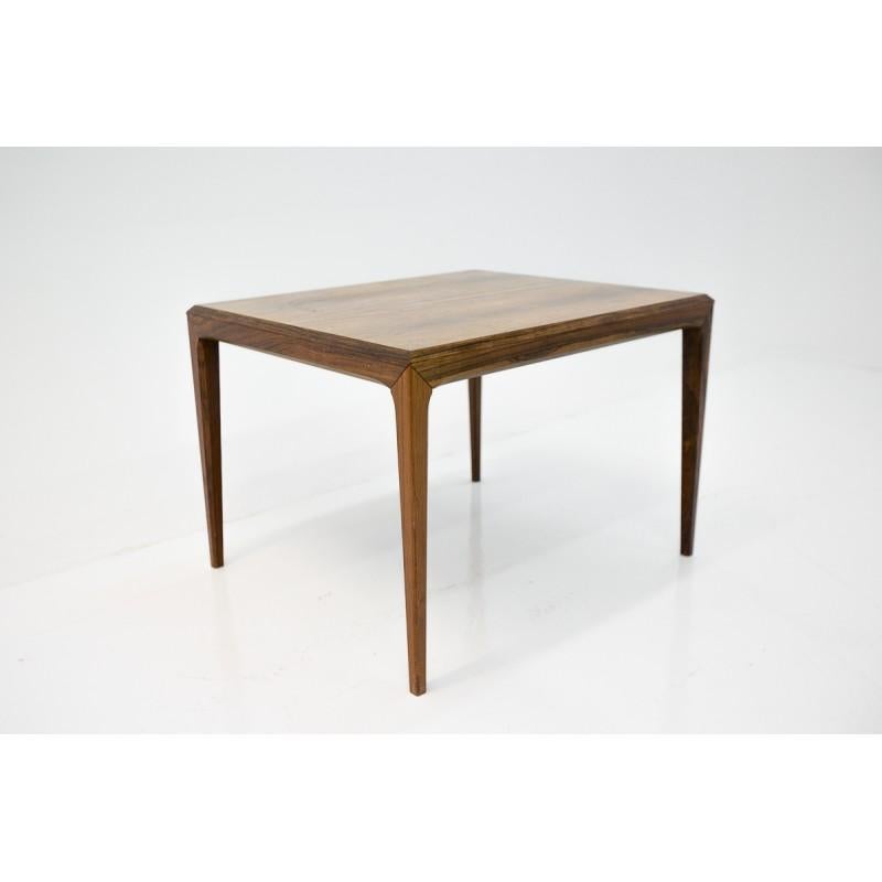 Danish Scandinavian Modern Rosewood Side / Coffee Table by Johannes Andersen, 1960s