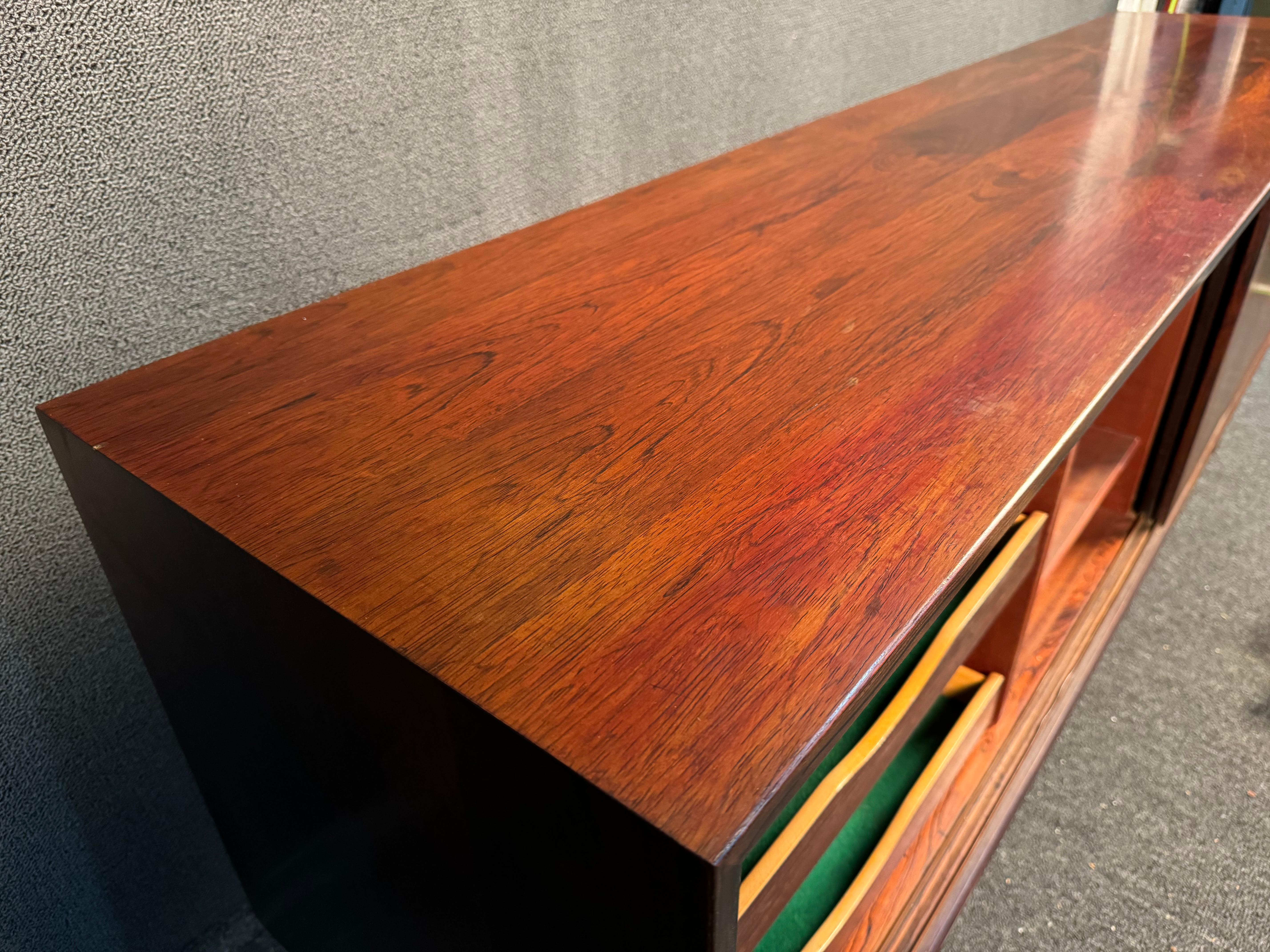 Scandinavian Modern Rosewood Sideboard by Gunni Oman For Sale 9
