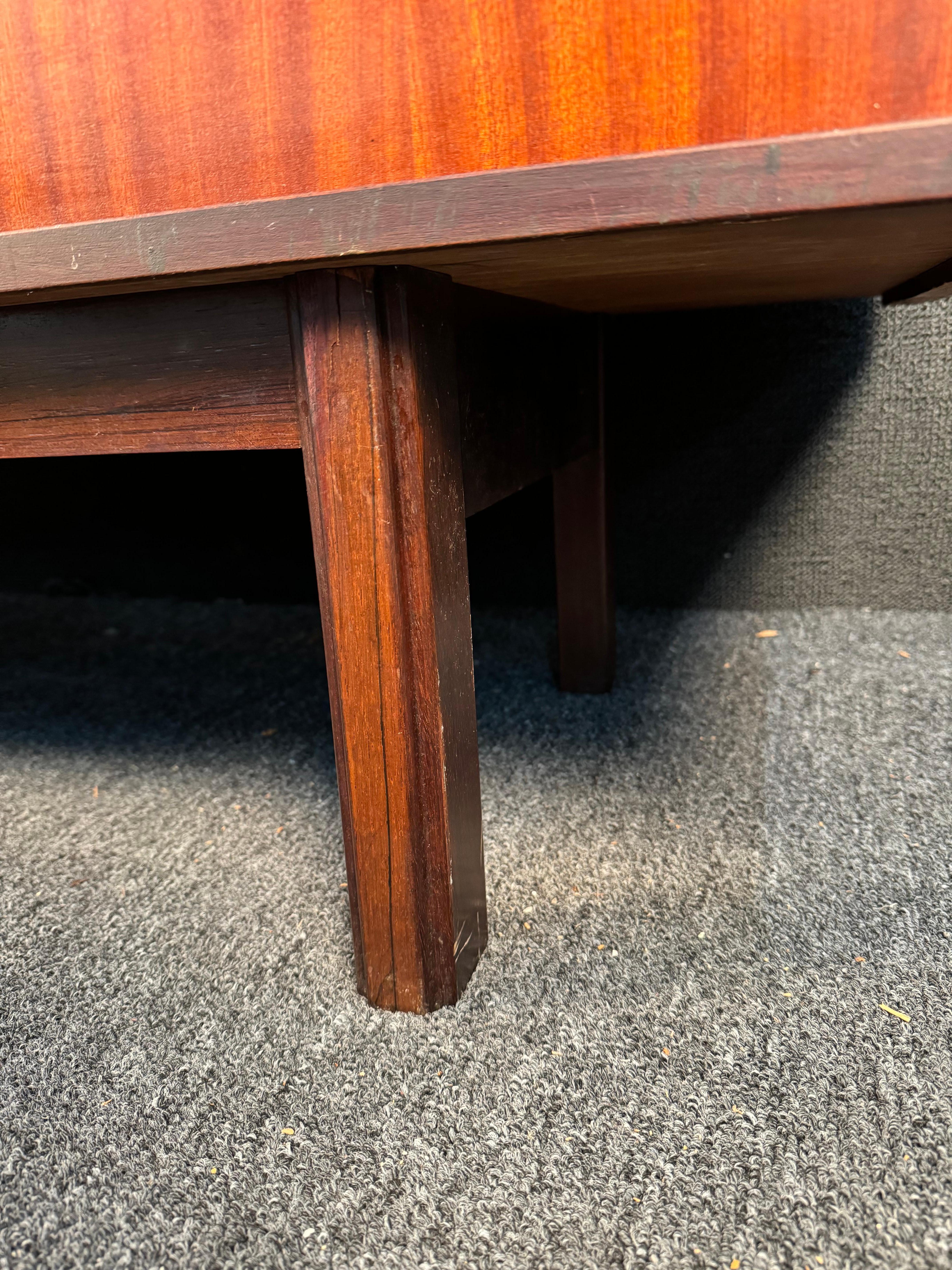 Credenza moderna scandinava in legno di palissandro di Gunni Oman in vendita 12