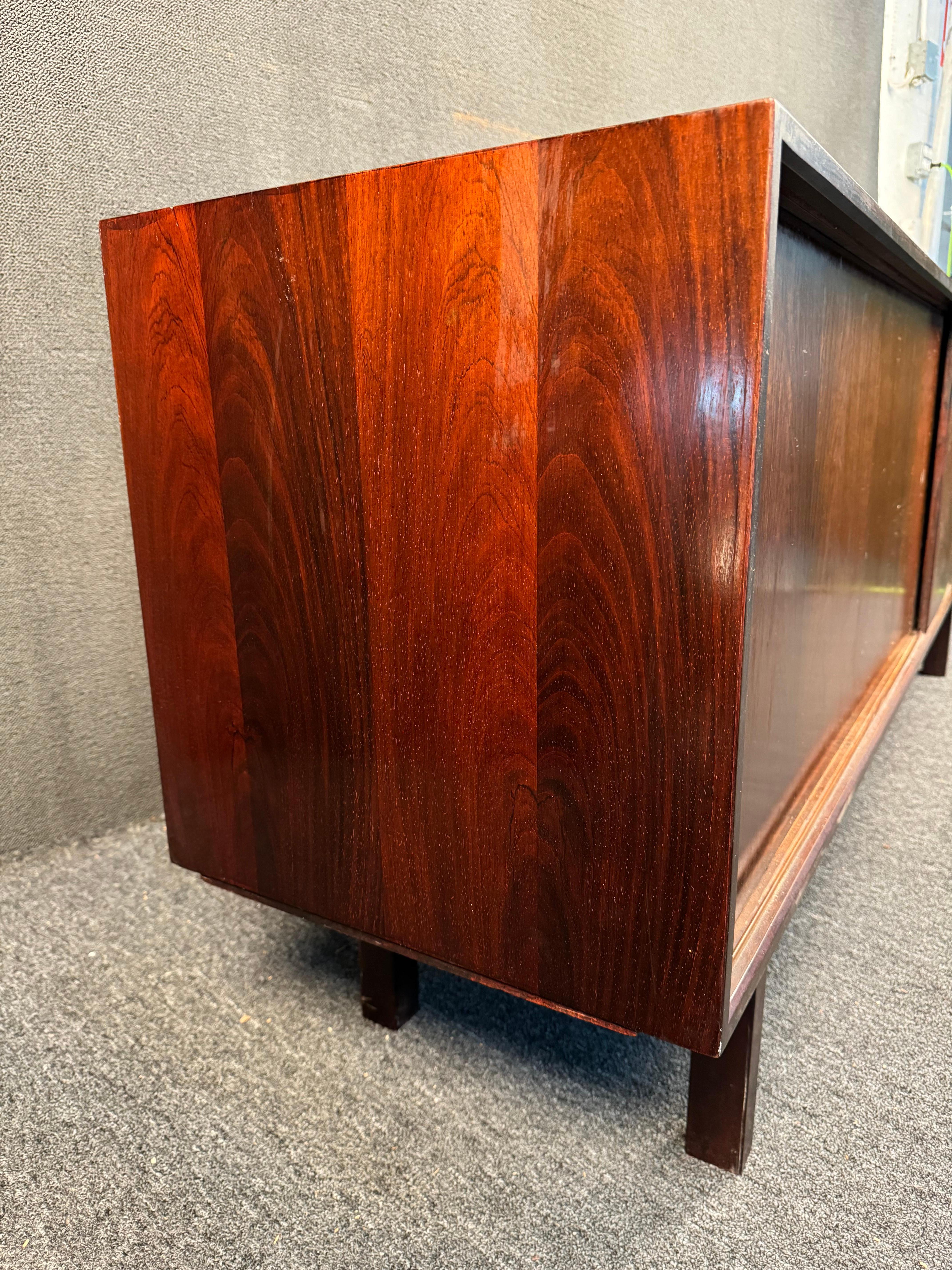 Scandinavian Modern Rosewood Sideboard by Gunni Oman In Good Condition For Sale In Brooklyn, NY