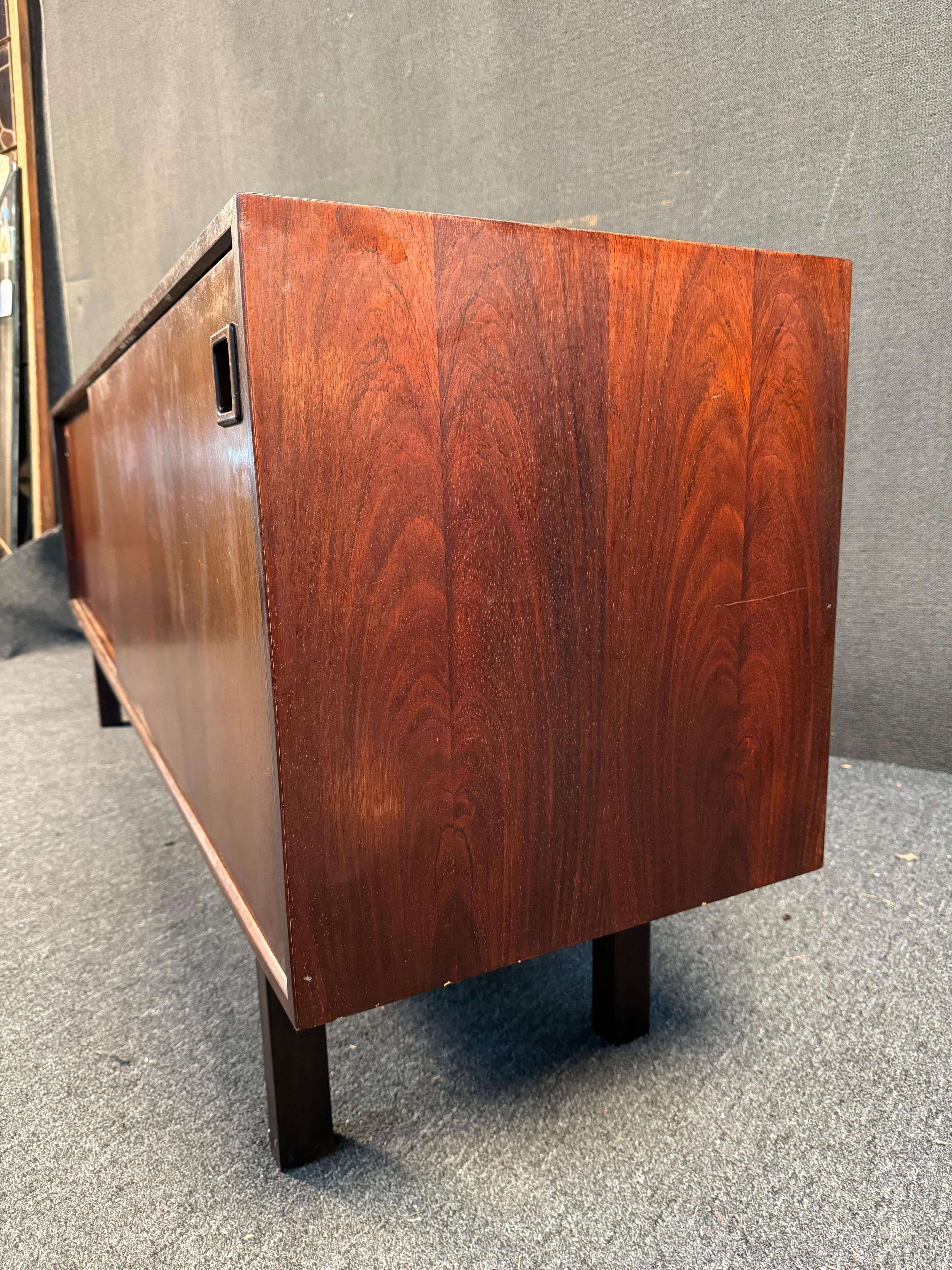 Mid-20th Century Scandinavian Modern Rosewood Sideboard by Gunni Oman For Sale
