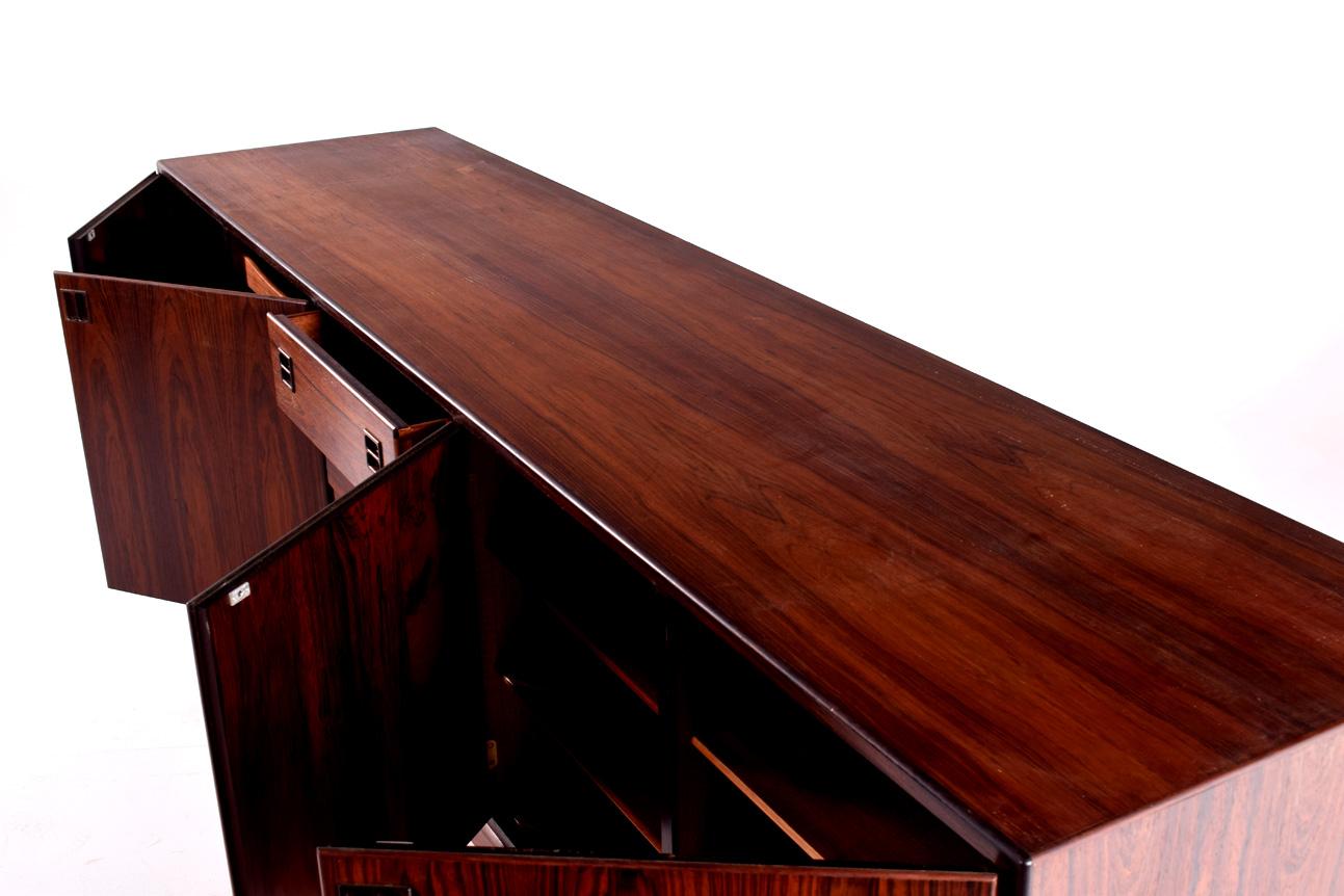 Danish Scandinavian Modern Rosewood Sideboard by Johannes Andersen