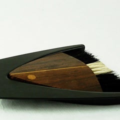 Scandinavian Modern Rosewood Fish Table Crumb Brush by Laurids Lonborg