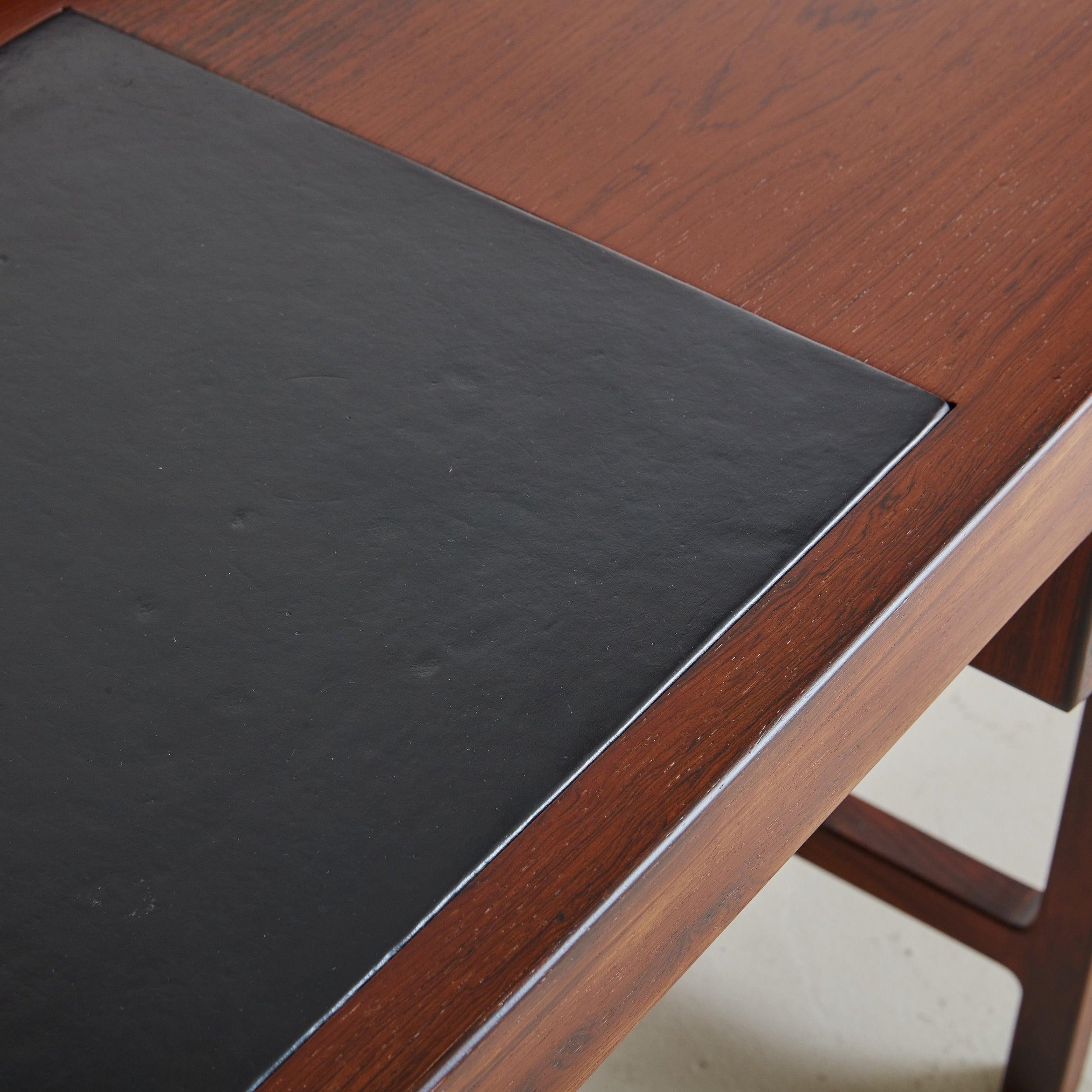 Scandinavian Modern Rosewood Writing Desk Attributed to Kurt Østervig, Denmark 1