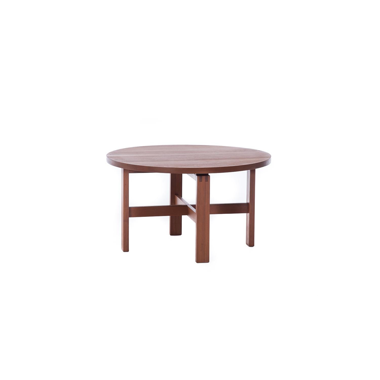 scandinavian round coffee table