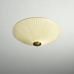 Scandinavian Modern Round Flush Mount, Finland, 1960s