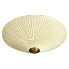 Scandinavian Modern Round Flush Mount, Finland, 1960s