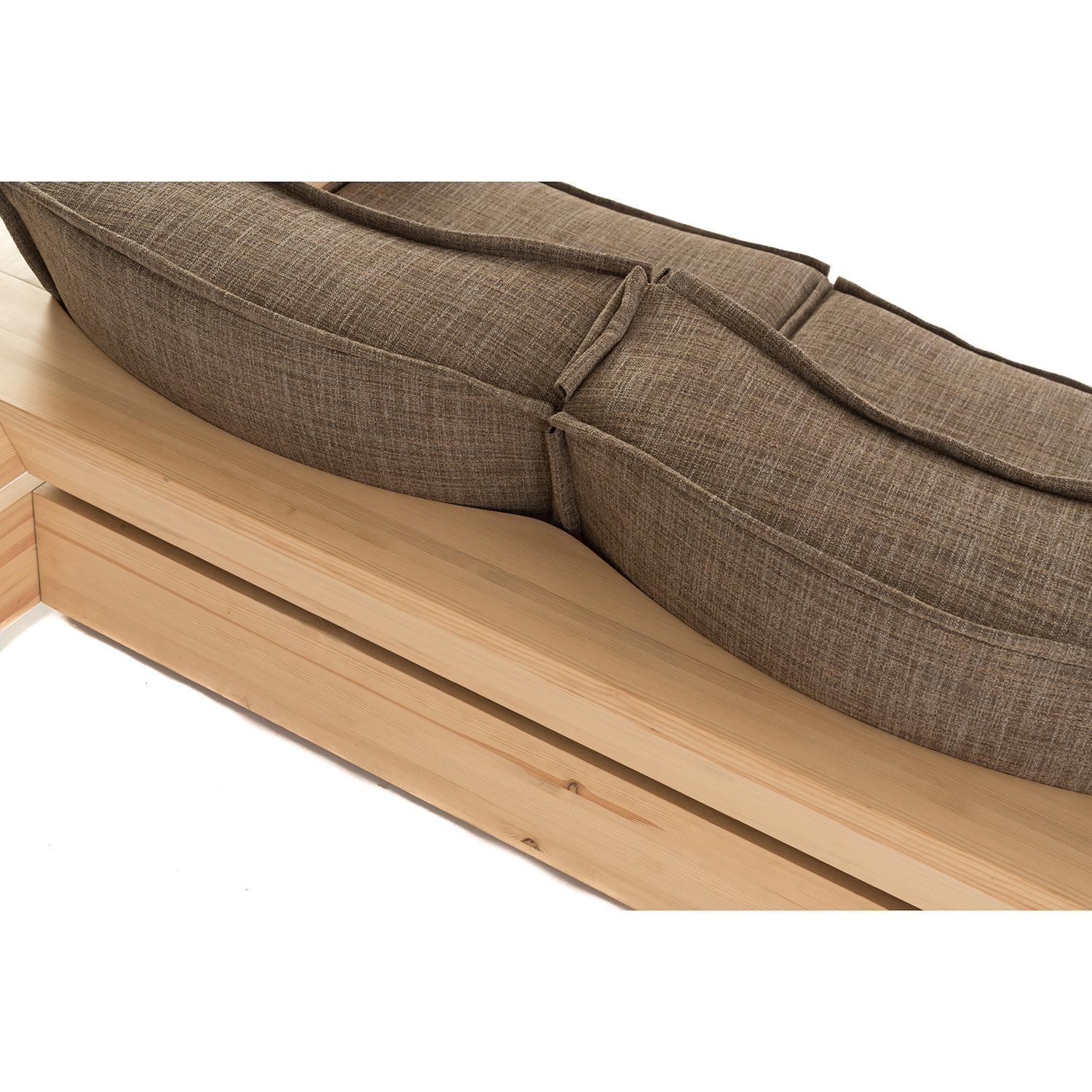 Lacquered Scandinavian Modern Rustic Pine Sofa by Hameen Kalustaja