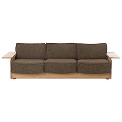 Scandinavian Modern Rustic Pine Sofa by Hameen Kalustaja