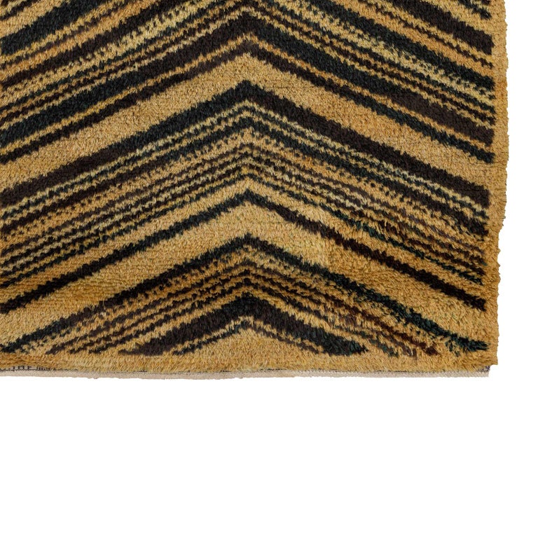 Scandinavian Modern Rya Pile Rug by Barbro Nilsson, Märta Måås ...