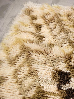 Scandinavian Modern "Sananjalkametsä" Rya Wool Rug, Designed by Kirsti Ilvessalo