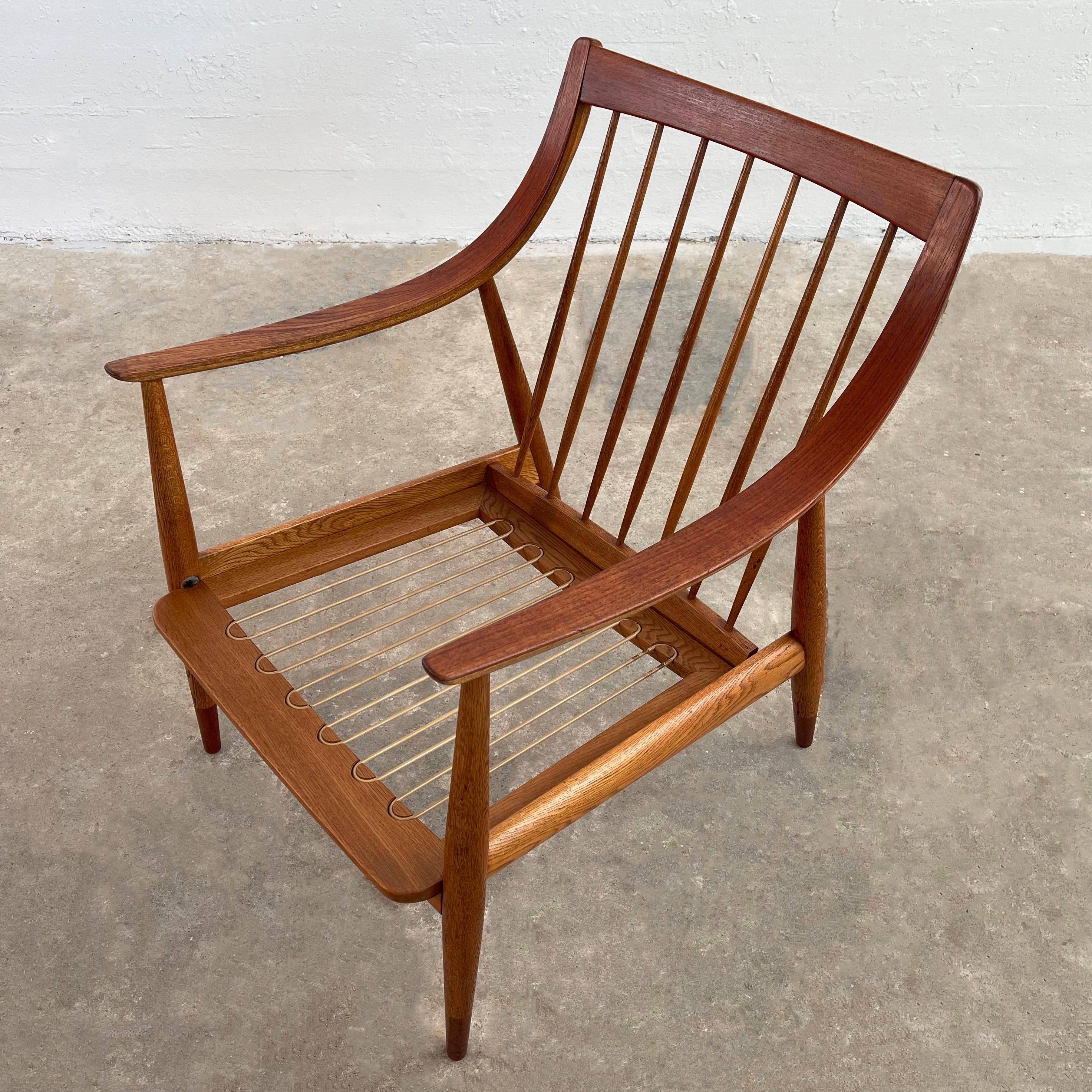 Scandinavian Modern Scoop Lounge Chair By Peter Hvidt And Orla Molgaard-Nielsen For Sale 4